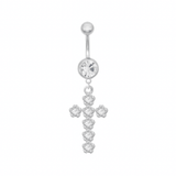 Silver Holy Belly Bar - ILLUSIVE JEWELS