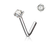 Silver Nose Stud - ILLUSIVE JEWELS