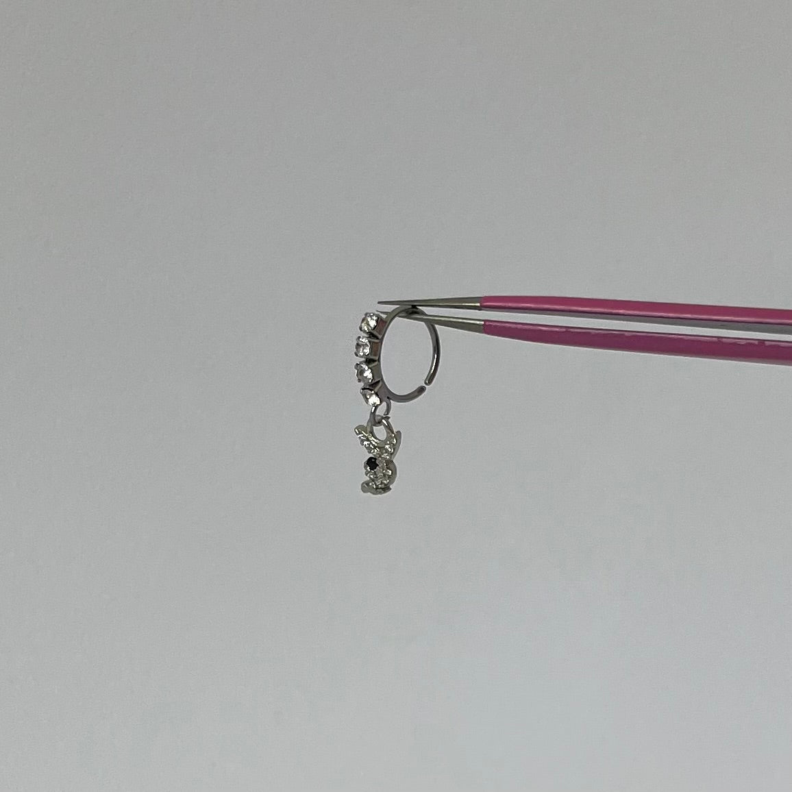 Silver PB Nose Ring - ILLUSIVE JEWELS