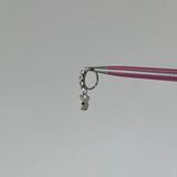 Silver PB Nose Ring - ILLUSIVE JEWELS