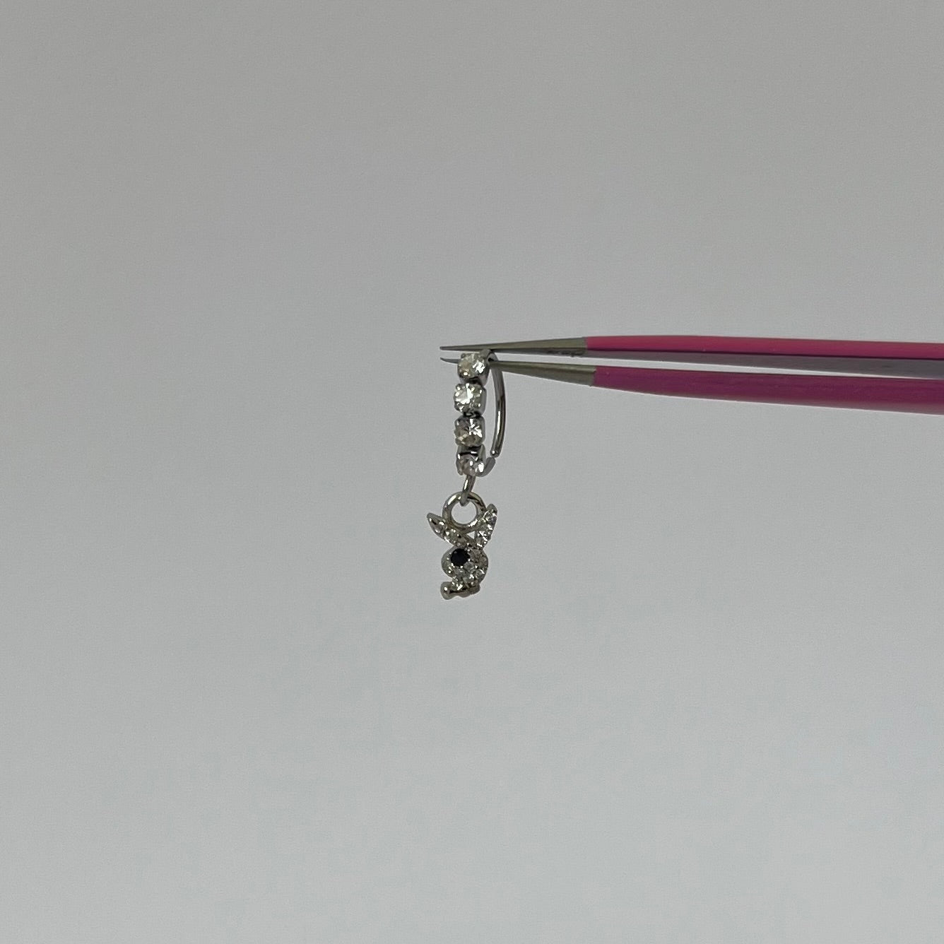 Silver PB Nose Ring - ILLUSIVE JEWELS