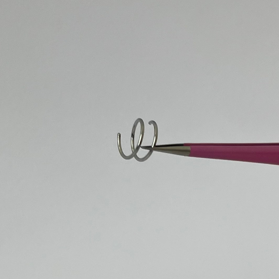 Silver Spiral Nose Ring - ILLUSIVE JEWELS