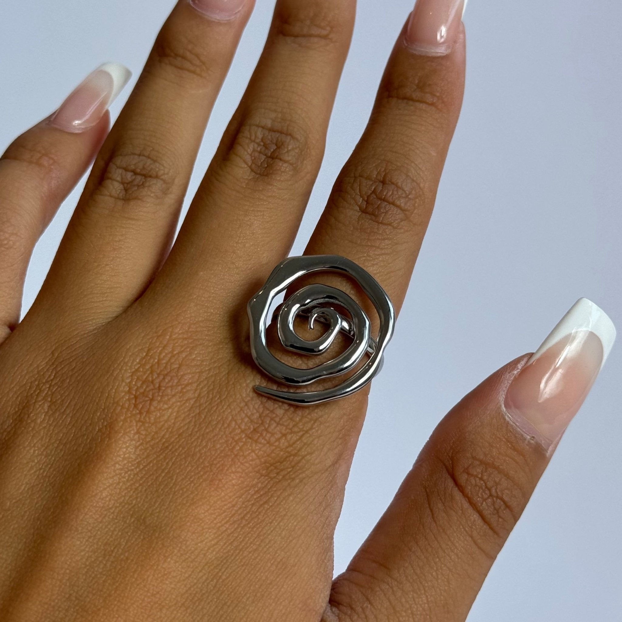 Silver Spiral Ring - ILLUSIVE JEWELS