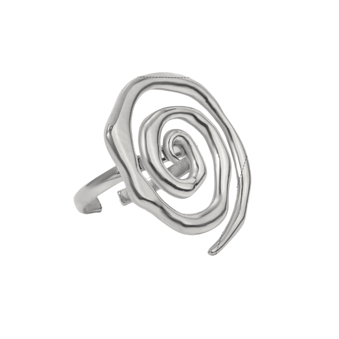 Silver Spiral Ring - ILLUSIVE JEWELS
