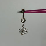 Silver Swan Belly Bar - ILLUSIVE JEWELS