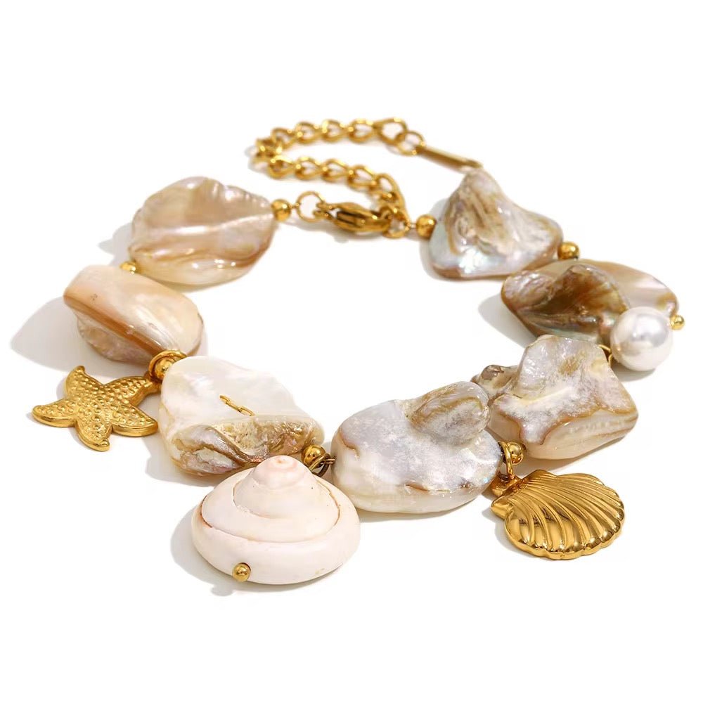 Starfish Pearl Bracelet - ILLUSIVE JEWELS