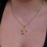 Starfish Vibrant Gold Necklace - ILLUSIVE JEWELS