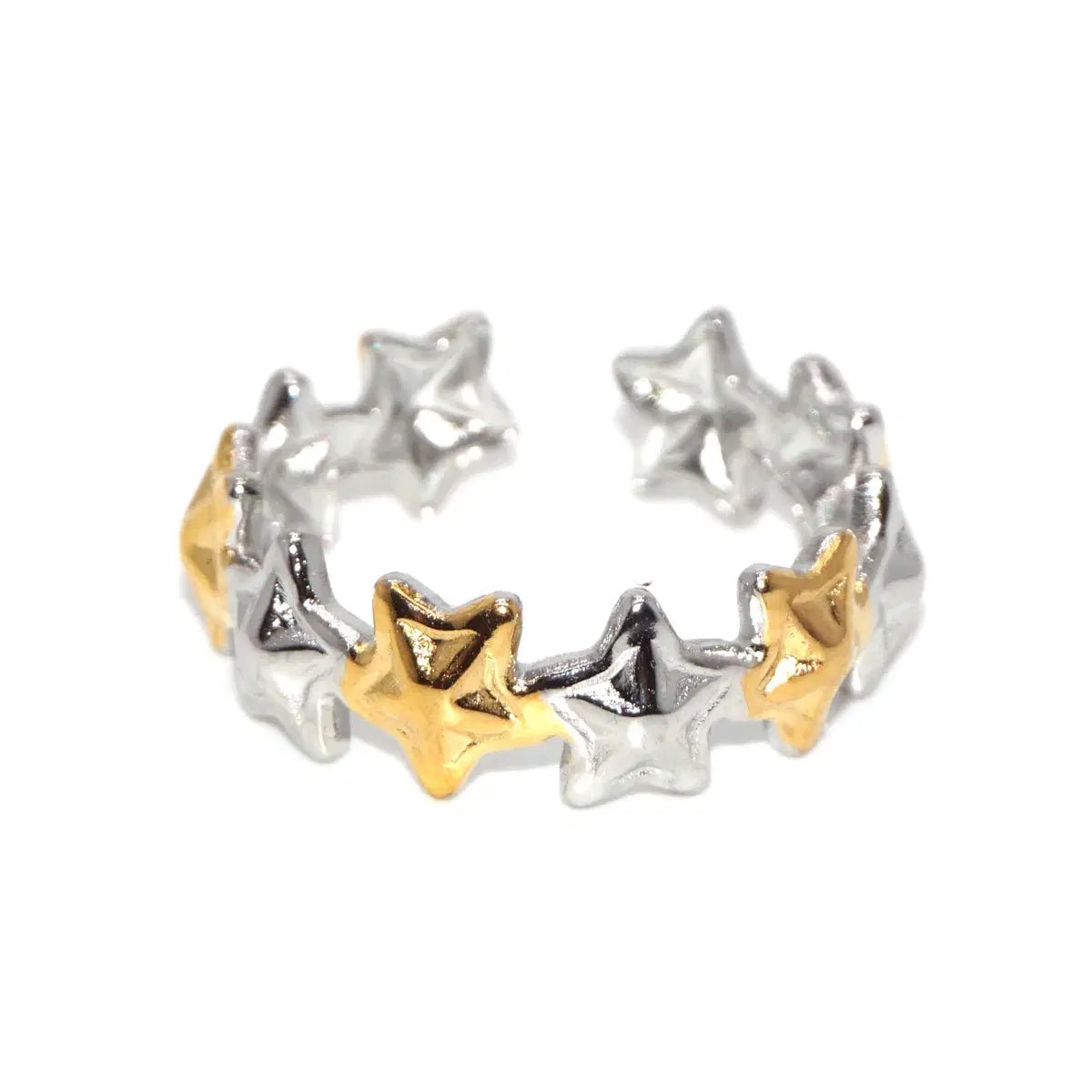 Stargaze Mixed Metal Ring - ILLUSIVE JEWELS