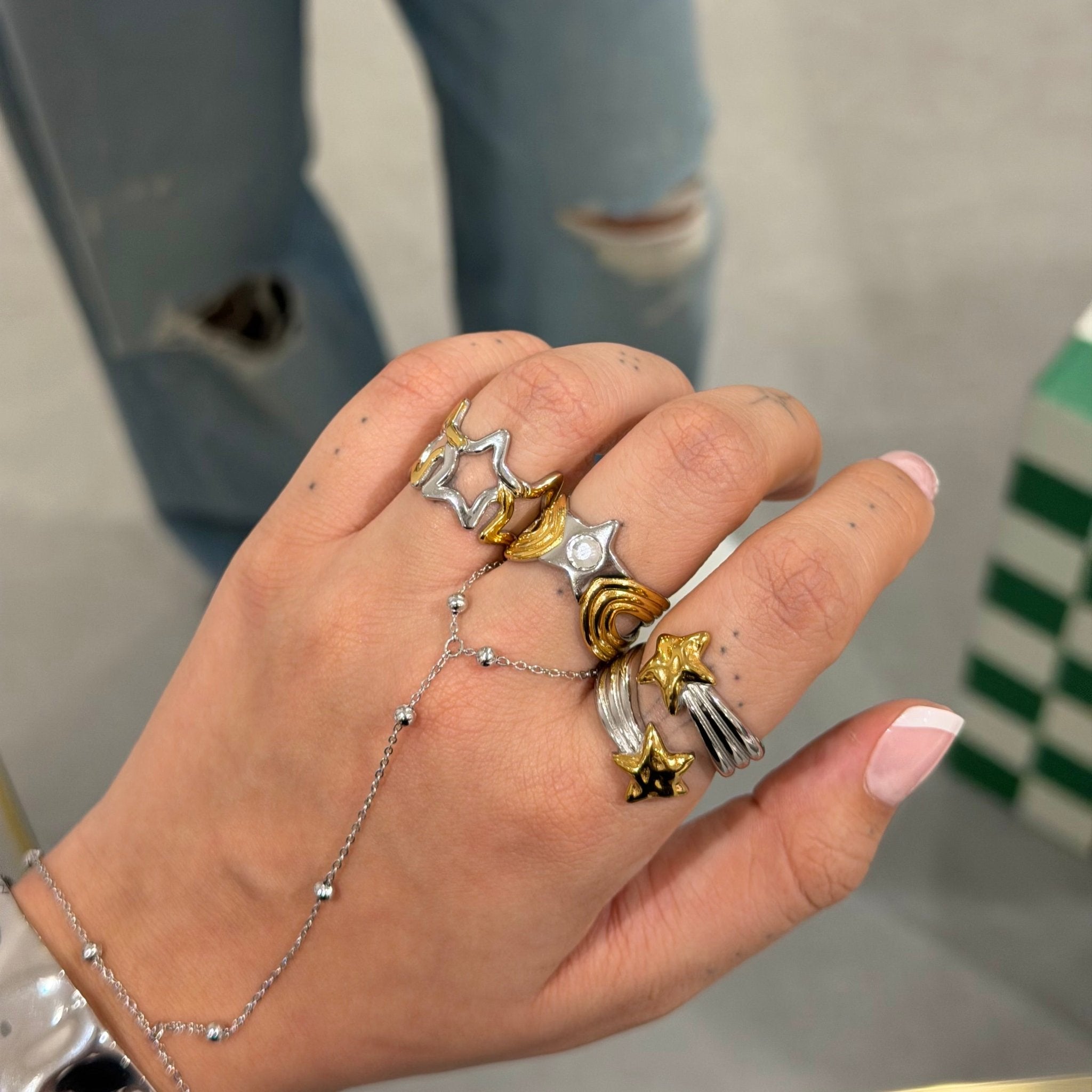 Stargirl Mixed Metal Ring - ILLUSIVE JEWELS