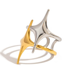 Starla Mixed Metal Ring - ILLUSIVE JEWELS