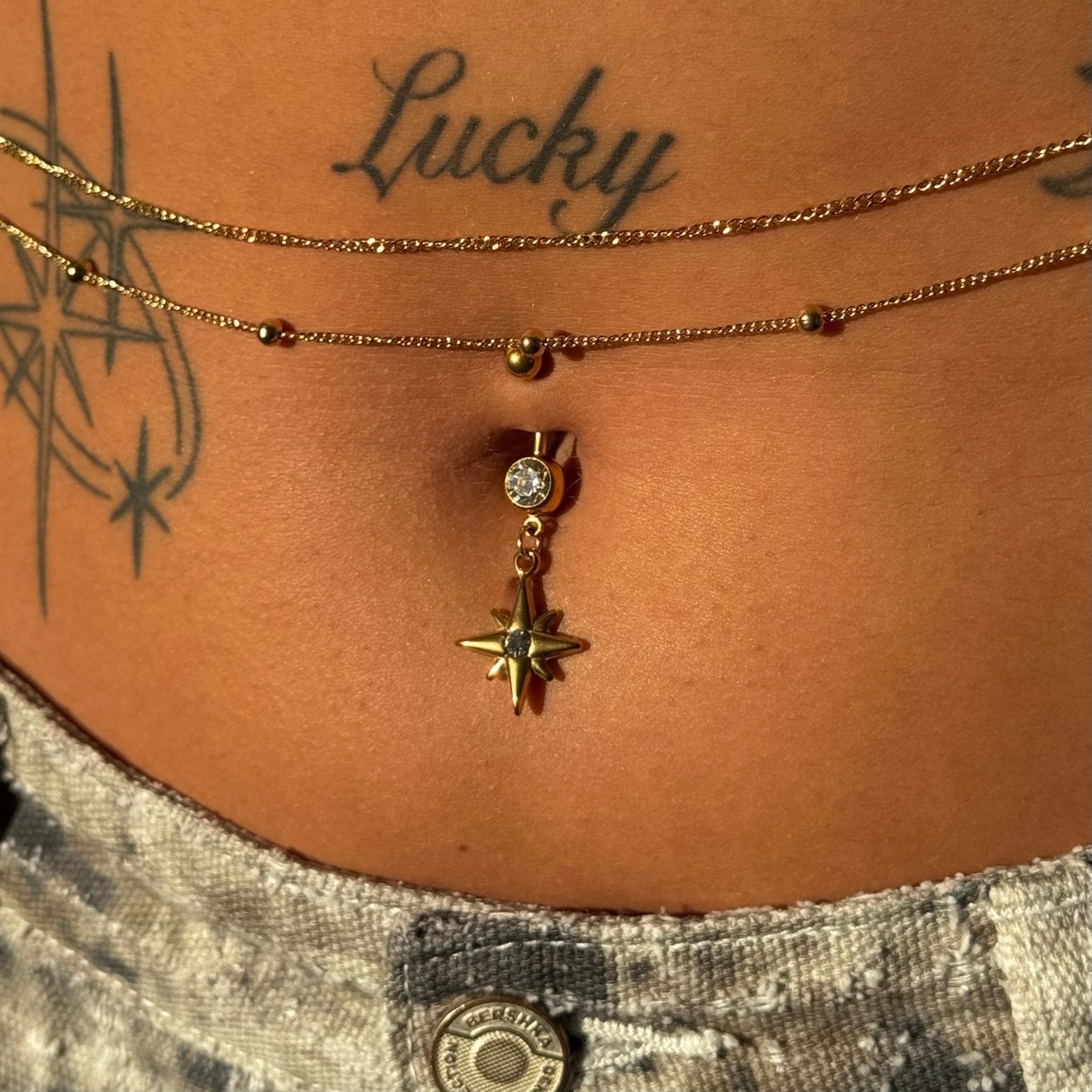 Starlight Belly Bar - ILLUSIVE JEWELS