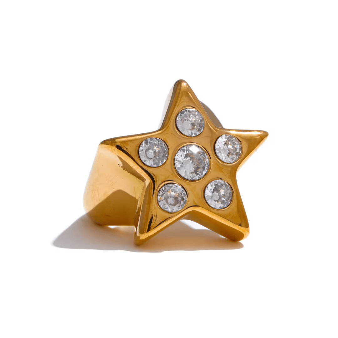 Starlight Gold Ring - ILLUSIVE JEWELS