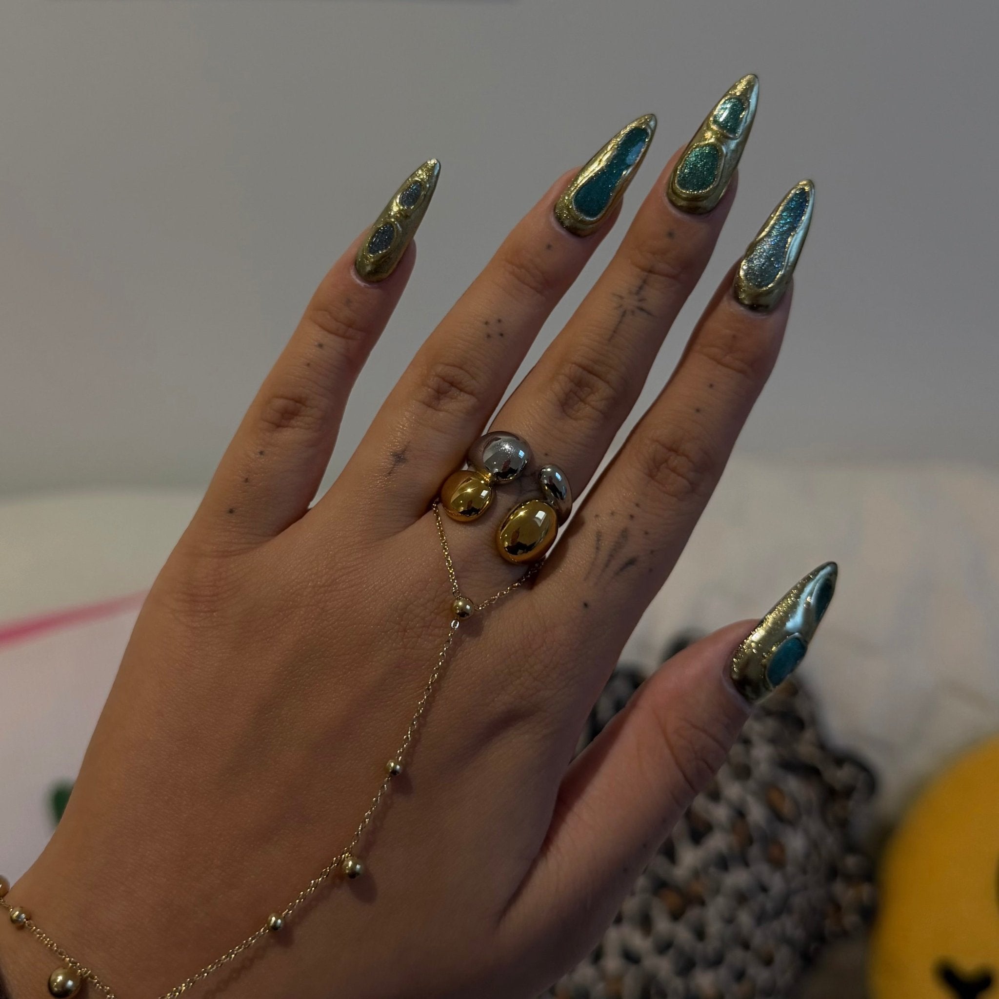 Stellar Mixed Metal Ring - ILLUSIVE JEWELS